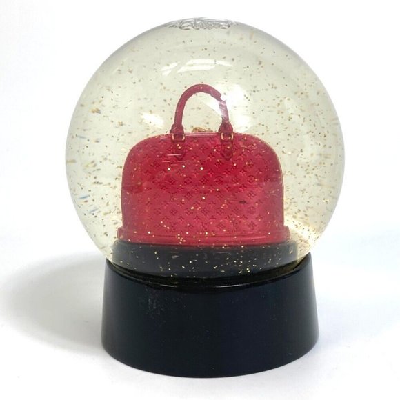 LOUIS VUITTON Novelty Monogram Alma Snow Globe in-area figurine Snowdome - Picture 3 of 8